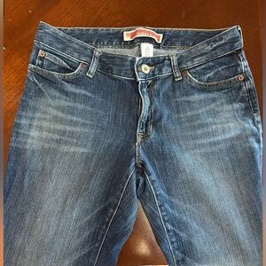 GAP size 8 long/tall curvy flare jeans